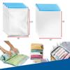 Vacuum Bag for Clothes Storage Bag With Valve Transparent Border Folding Compressed Organizer Travel Space Saving Seal Packet