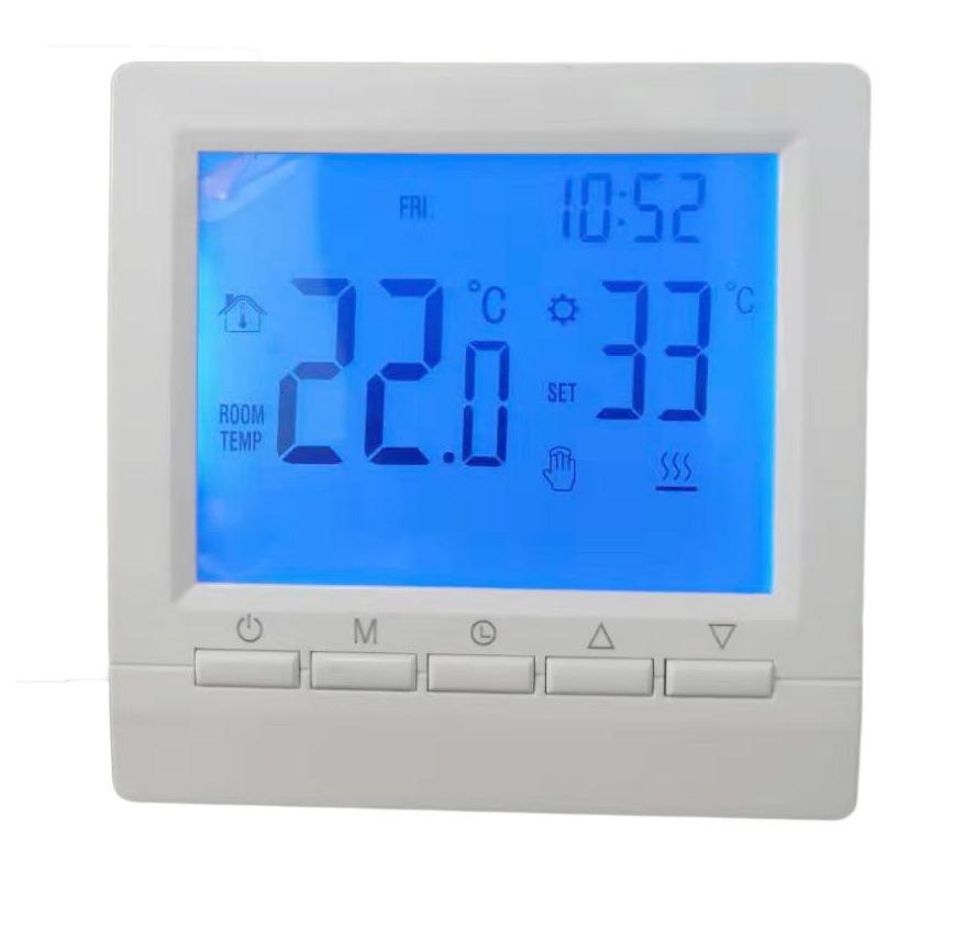 Программируемый контроллер температуры комнатный термостат цифровой ЖК-дисплей сенсорный экран контроллер напольное отопление газовый котел
