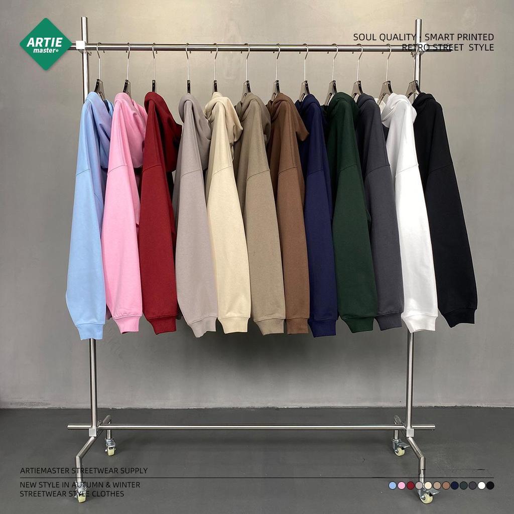 ARTIE 2024 Men's & Women's Heavy 430g Terry Hoodie: High-Quality Trendy Wear