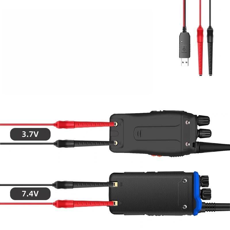1 шт. Универсальный USB-кабель для зарядки для раций Uv-5R Uv-82 Bf-888S Tyt Retevis с индикатором, аксессуар для рации