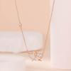 Le.Cla Cubic Double Heart Necklace