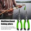 Портативные многофункциональные рыболовные плоскогубцы с эргономичной ручкой, открывалка для колец, резак для лески, устройство для удаления крючков, ножницы для лески, рыболовные аксессуары