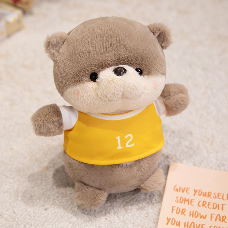 Toy Otter Plush Cartoon Stuffed Doll Decoration For Office Bedroom And Gift