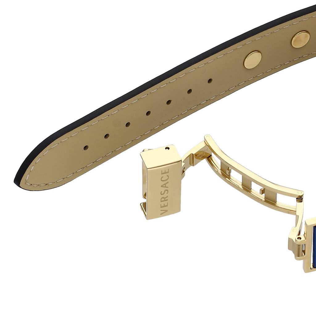 Часы Tribute Silver Dial Stainless Steel Sapphire Glass Quartz 35MM Swiss Watch VEVG00320 Blue [Versace] Womens [Товар]