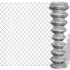 VidaXL Galvanized Wire Mesh In Rolls with Square Mesh 15x1 M Garden Fence 141486