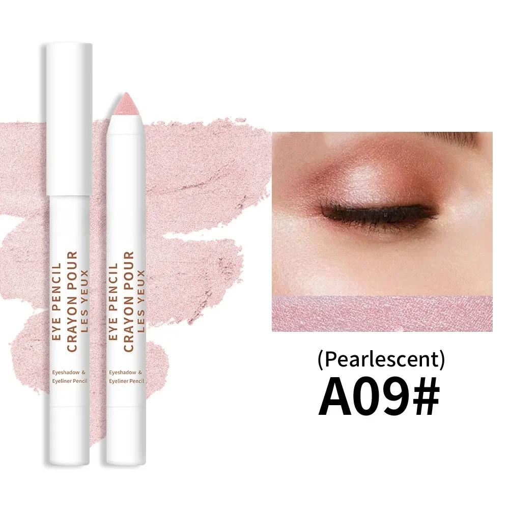 20-цветная цветная подводка для глаз с высокой пигментацией, перламутровый мерцающий металлик, дымчатая подводка для глаз в стиле панк, готика, стойкая