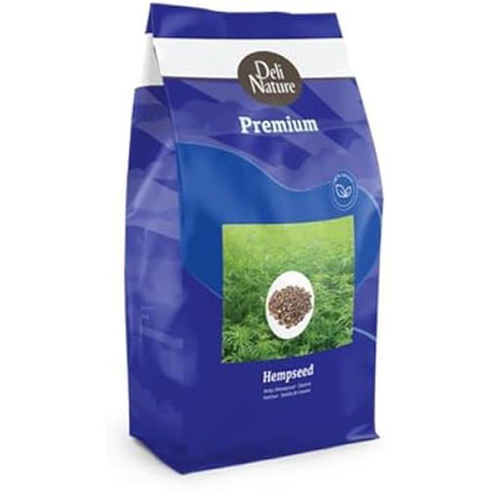 Mélange de graines - DELI NATURE - Graines de Chanvre - 0,7 kg - Alimentation saine - Oiseaux sauvages