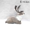 1pc Creative Christmas Sika Deer Christmas Reindeer Simulation Deer Elk Christmas Deer Decorations
