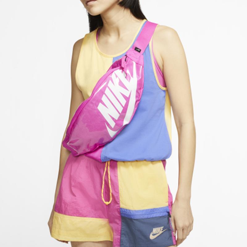 Nike Наследие Полиэстер Поясная Сумка Обычная Унисекс Огненно-Розовая Повседневная CK7914-601