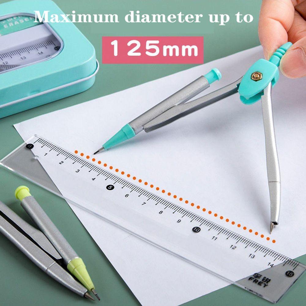 Математика Обучение Канцелярские товары Школьные принадлежности Ластик Линейка Циркули Набор Измерительная линейка Чертежные инструменты