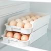Лоток для яиц, 15 решеток для хранения пластиковых удобных небьющихся утиных яиц для дома