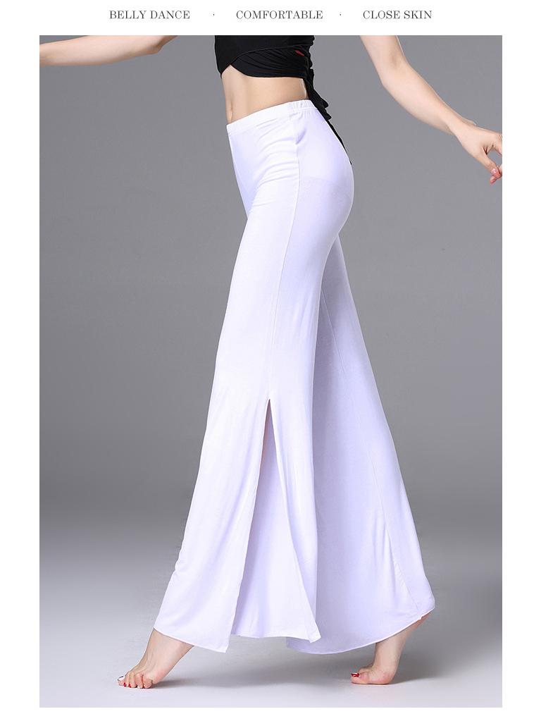 Женские свободные драпированные модальные брюки широкие от бедра для танцев и йоги 2025
