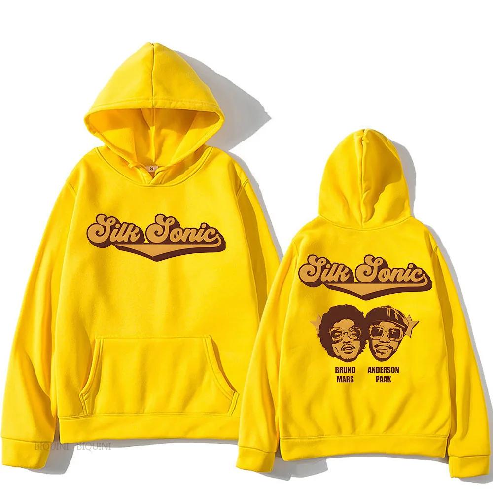 Бруно Марс с капюшоном с графическим принтом, готический удобный свитшот с капюшоном, зимняя ретро-панк-одежда, хип-хоп-панк-толстовка