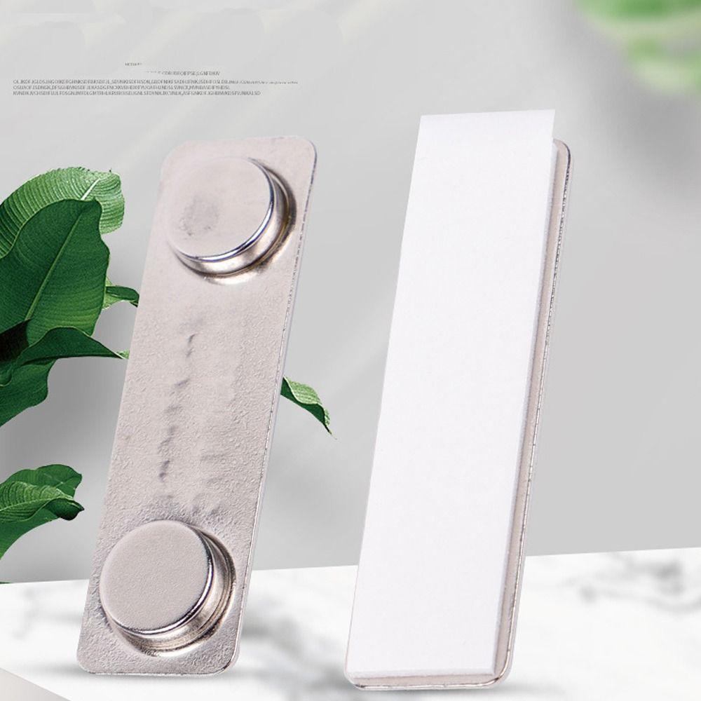 Protector Cover Business Case Magnetic Name Badge Tag Fastener Work Card Holders Name Card Buckles