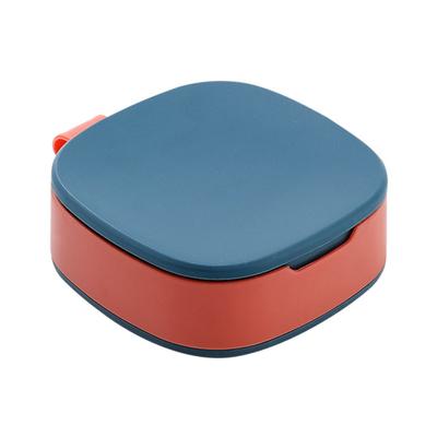 Портативный 4-сеточный контейнер для хранения лекарств, сплиттер, органайзер для таблеток