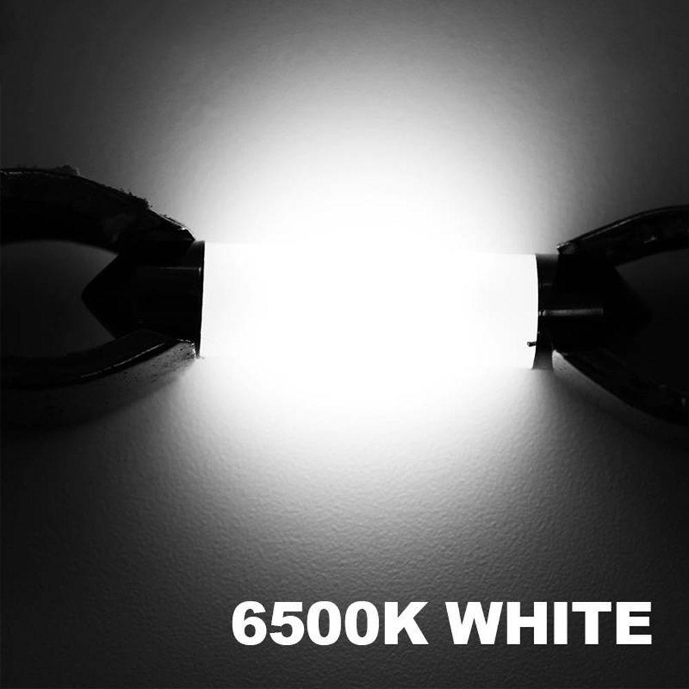 36 мм 2 шт. C5W Белый светодиодный керамический светильник для чтения Лампа для чтения номерного знака Автомобильная купольная лампа гирлянда