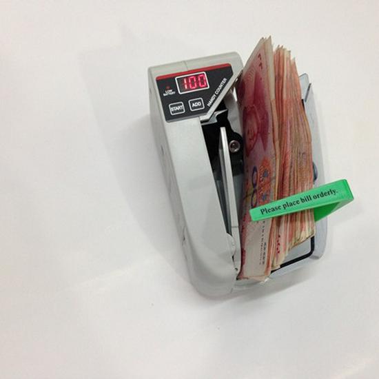 Портативный мультивалютный счетчик денег Hengli V30 с бесплатной доставкой