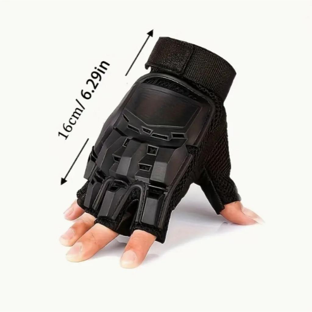 Уличные перчатки, велосипедные перчатки с открытыми пальцами, для мужчин и женщин, удобные, противоударные и противоскользящие, для спорта