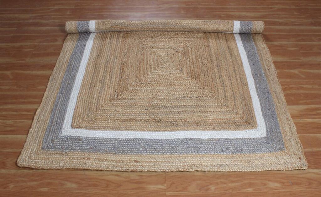Джутовый ковер для помещений и улицы ручной работы, натуральный ковер для любого пространства, рустикальный декор для любой площади