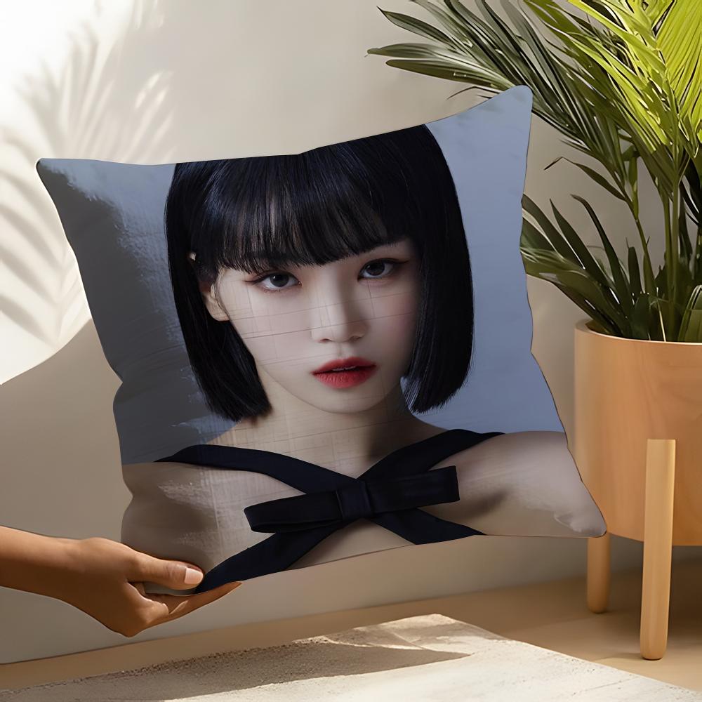 Kim Chae - Won Pillow Case Linen Cushion Covers For Decorative Sofa Home Pillows Case Car Chair Pillows Cases