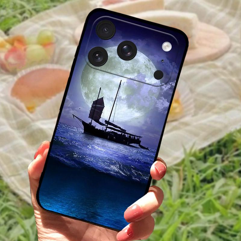 Для iPhone 17 Pro 17Pro Чехол Роскошный Волк Лев Силиконовый Мягкий ТПУ Чехол для Телефона Для Apple IPhone17 Pro A3256 Чехлы Ударопрочный Coque