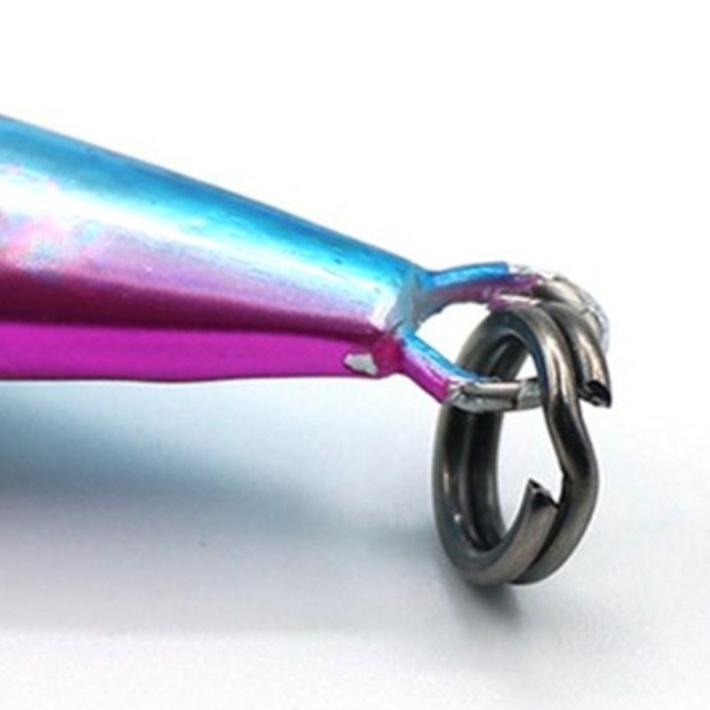 200 шт. Кольца-коннекторы для рыболовных приманок, Набор рыболовных снастей, 5 размеров, Высокопрочные кольца-застежки из нержавеющей стали