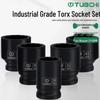 3/4" Heavy Duty 20-Piece Impact Socket Set - Hex12-Point Torx Wrench