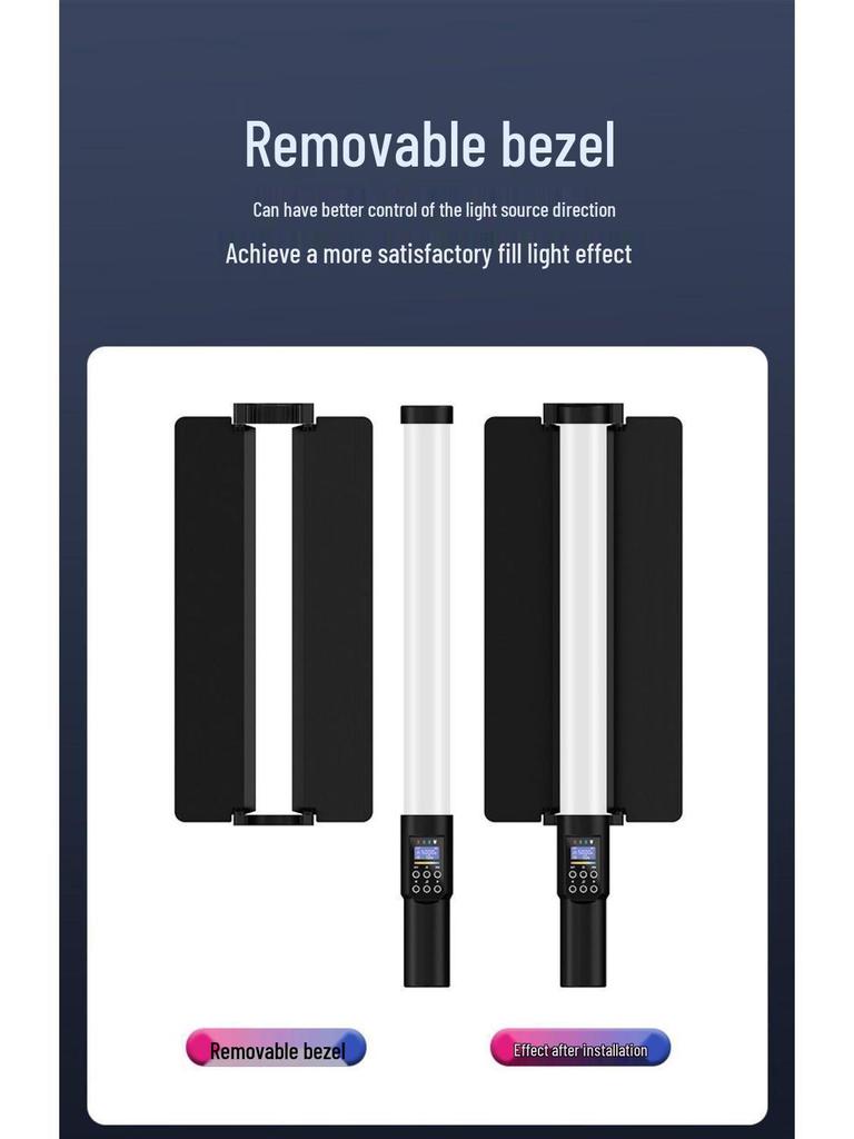 Portable RGB LED Fill Light Bar for Professional Photography and Night Scenes