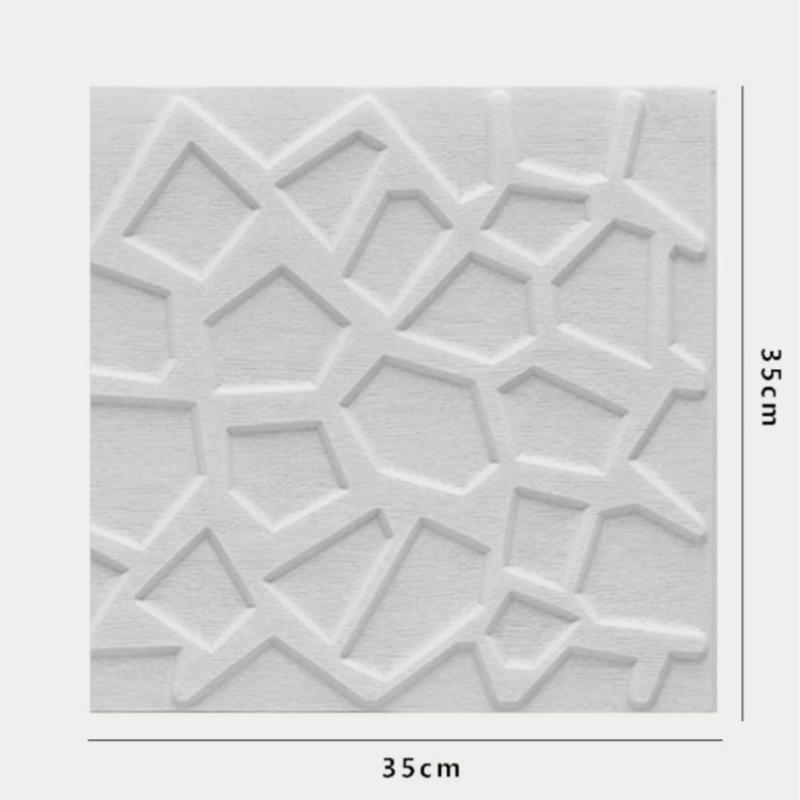 4 шт. 35*35 см Потолок Спальня Декор 3D Фон Обои Отклеивающиеся и Наклеивающиеся Водонепроницаемые Наклейки на Стену Анти-столкновение Домашний Декор