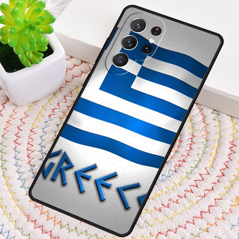 Греция Греческий Флаг Силиконовый Чехол Для Телефона Для Samsung Galaxy note 10 pro S26 S25 S24 S23 S22 S21 Plus S25Ultra Capa Чехол