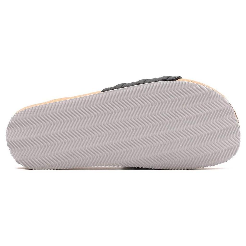 adidas Пробковая упаковка Adilette Premium Slides — черные кроссовки унисекс Core-Black Light-Solid-Grey HQ1998