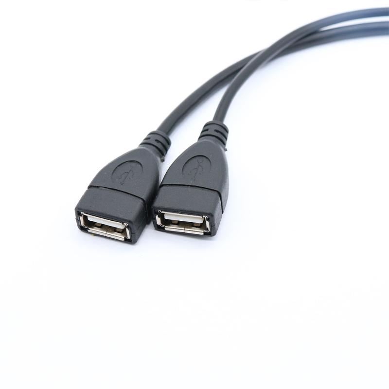 Высокоэффективный кабель передачи данных длиной 30 см USB-разветвитель Y-кабель для компьютера, ноутбука, цифровые продукты