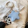 Cute Candy Color Star Shape Women's Mini Crossbody Shoulder Bag Summer Girls Chain Funny Purse Children Jelly Clutch Handbag CLE