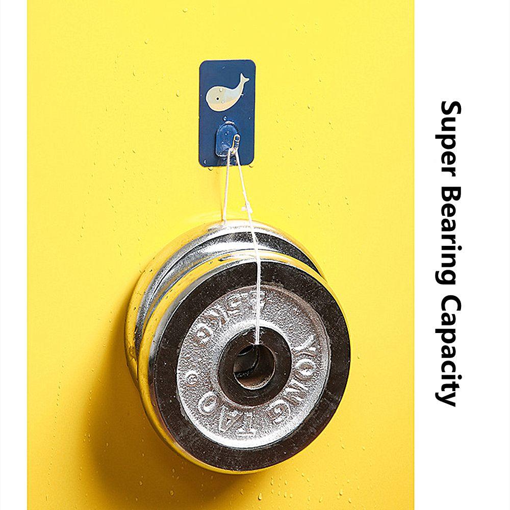 1PC Animal Free Punching Stick Hook Non-Marking Adhesive Wall Hook Wall Hanger Cartoon