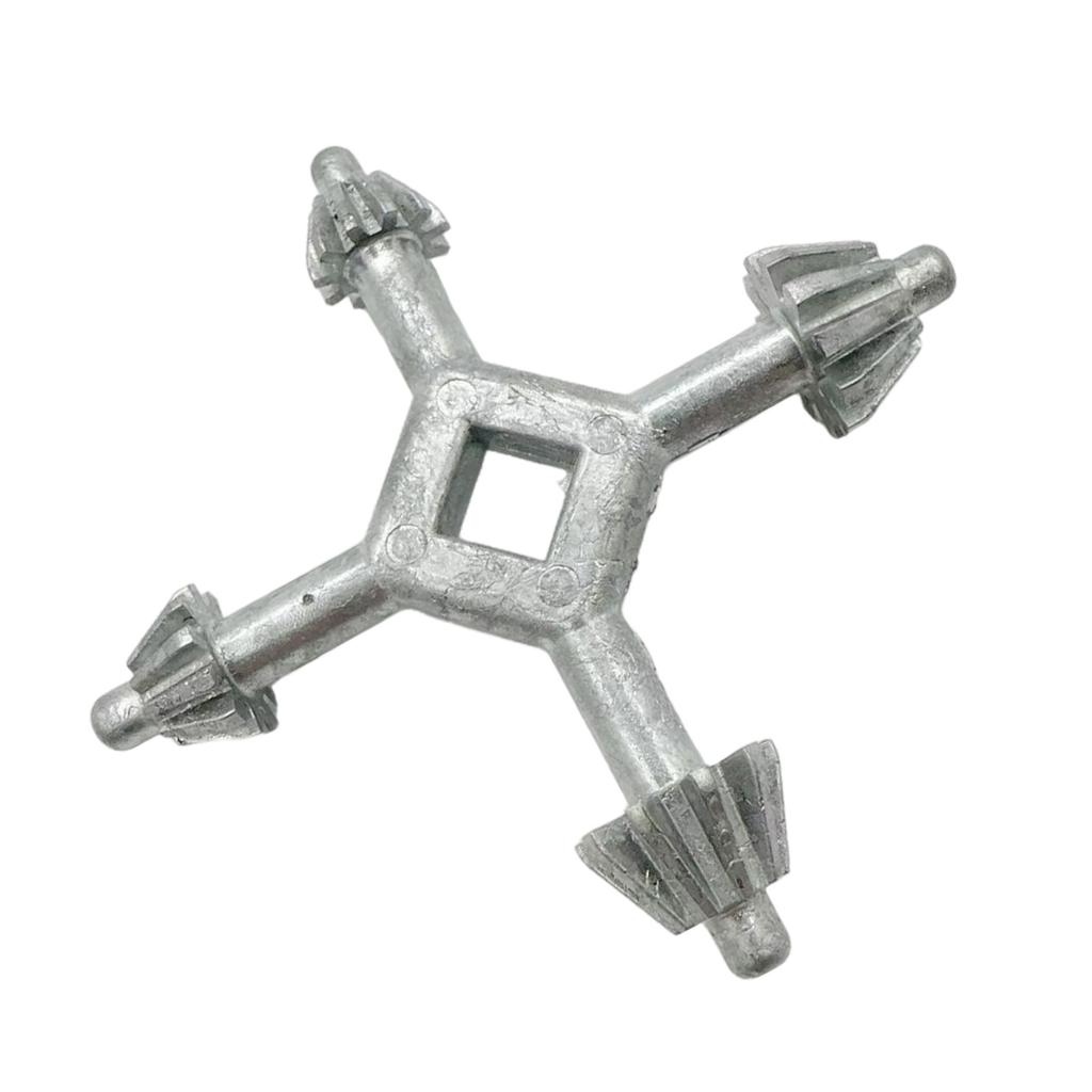 Four In One Multi Functional Key Wrench Set Efficient Four In One Tool Set Constructed Of Zinc Alloy Hand Tool Accessory