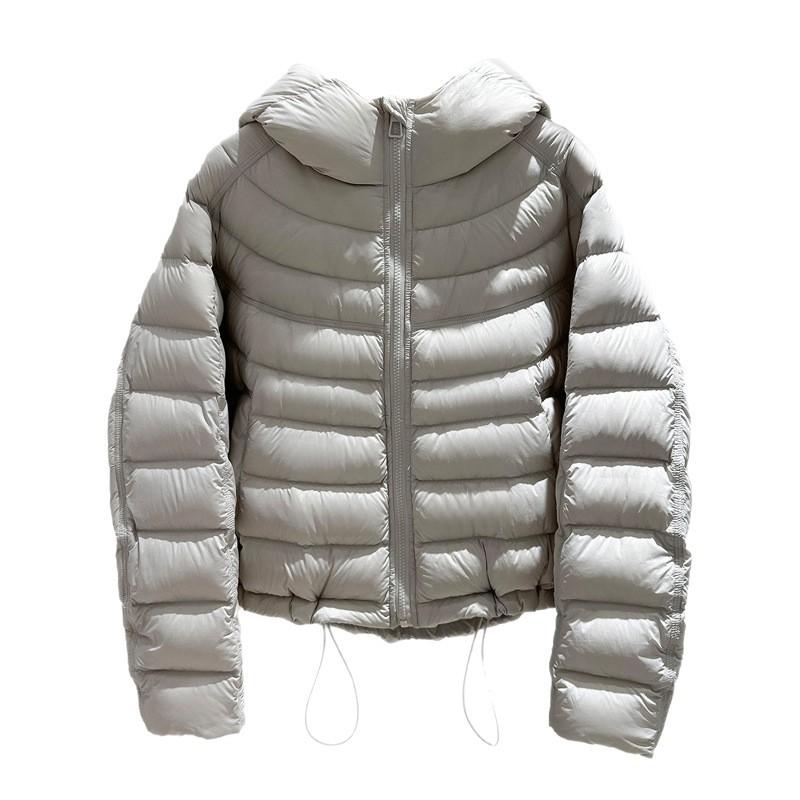 New Puff Ribs Padded Jacket Women's Short Loose Warm Hooded Small Padded Jacket Women
