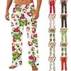 Men's Allover Printed Home Pants Sleeping Pajama Pants Long Pants Pajama Pants