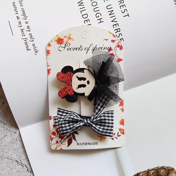 Милые мультяшные принцессы девочки дети заколки для волос шпильки аксессуары для детей бант для волос заколка-автомат заколка головной убор