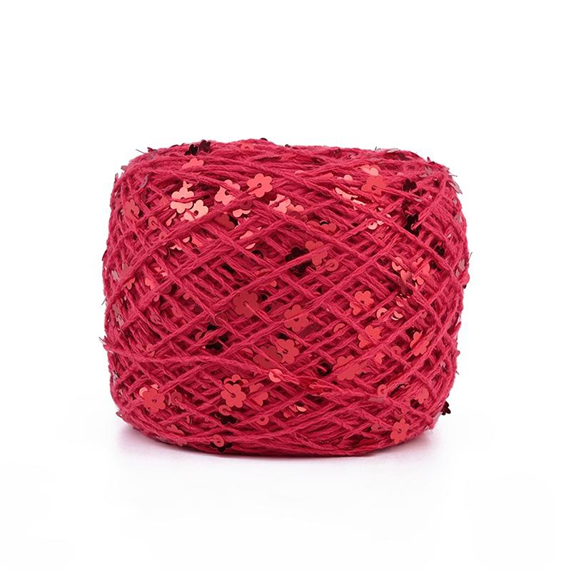 50 г Пряжа с пайетками двойного размера, Пряжа для рукоделия, Толстая декоративная пряжа, Пряжа с блестками для ручной работы, Премиальные причудливые принадлежности для вязания