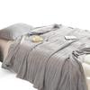 Romantic Silver Grey Rabbit Fleece Blanket