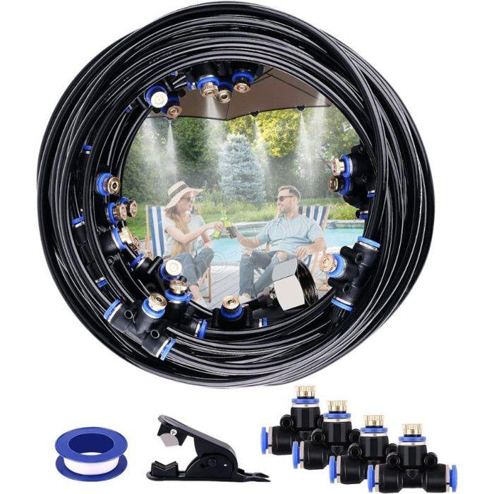 Outdoor Misting Kit - SHOP-STORY - BRUMI20M - 20M - 23 Nozzles - Reduces Temperature 20°C