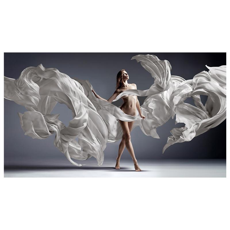 Элегантный Танец Современного Искусства Женщина Боди-Арт Картина Маслом Холст Картины Куадрос Фон Украшения Стены