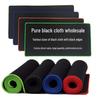 Large Thick Pure Black Cloth Mouse Pad for Laptop, Office, Gaming, or Desk Use