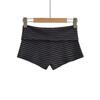 American Striped High-Waist Spicy Girl Summer Sports Hot Pants - Women's Casual Home Wear