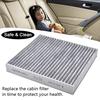 Car Activated Carbon Cabin Air Filter For Holden Colorado Nissan Teana J31 X-trail T30 Infiniti FX35 FX45 Mitsubishi ASX