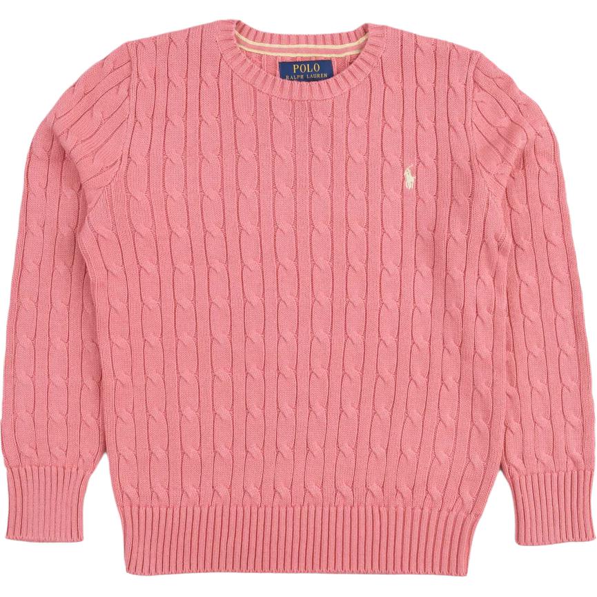 Свитер Polo Ralph Lauren Косынка Ребристый воротник Детский Детский свитер 323702674-506