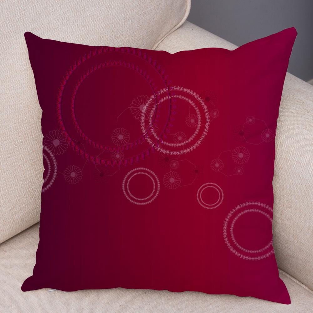 Красивая цветочная подушка, художественная наволочка для дивана, домашняя простая наволочка с геометрическим цветком