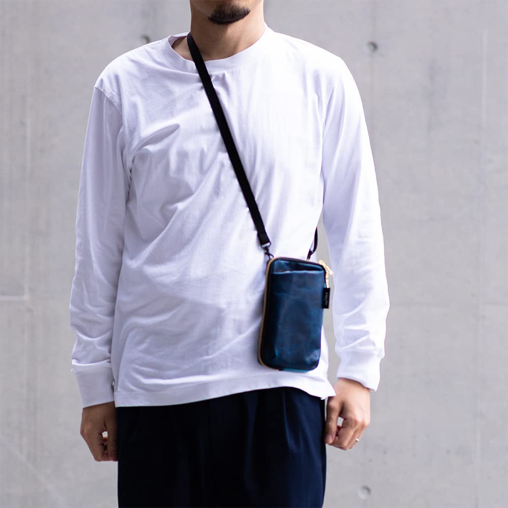 AGILITY Affa Smartphone Shoulder Bag Smartphone Shoulder Pouch Shoulder Bag Mini Shoulder Genuine Leather Leather "Park Pochette" Men's