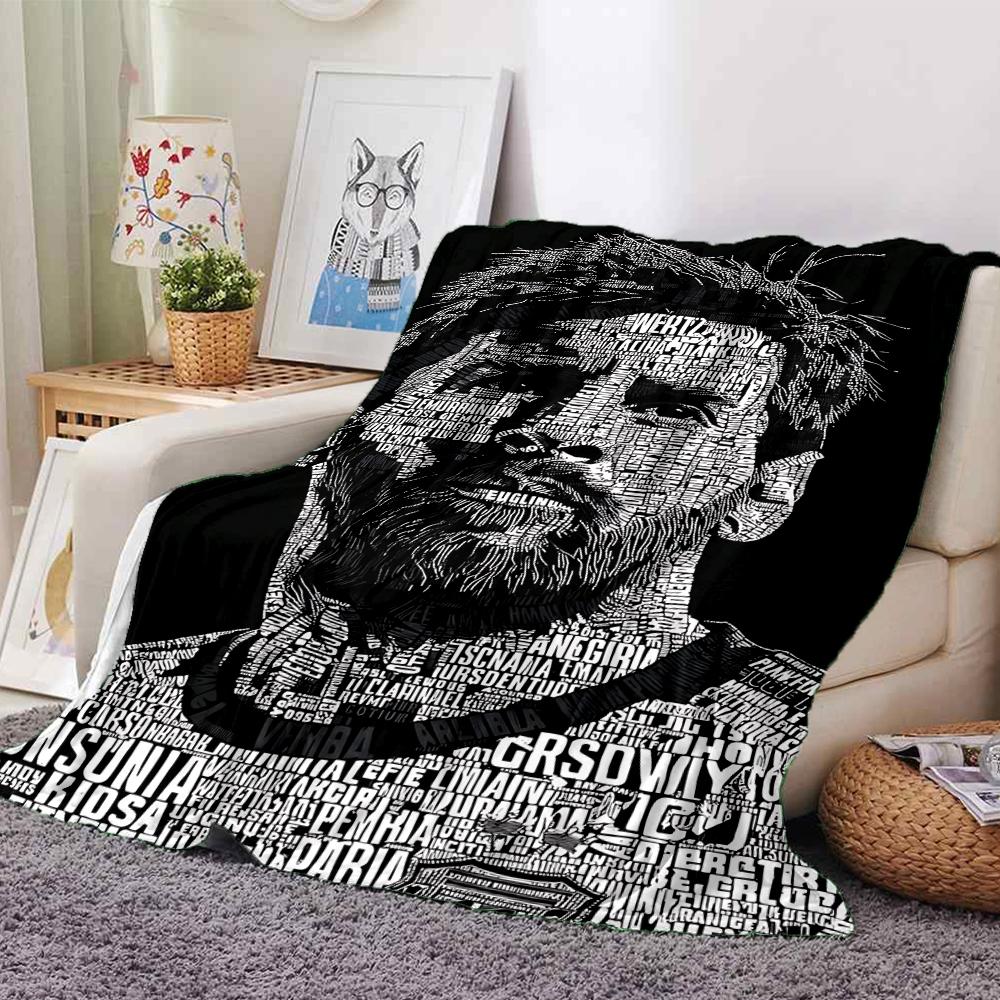 World Cup Celebration printed flannel breathable and warm blanket, a stylish home gift, suitable for home, office and bedspread use. 0713a36