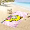 Princess Peach Print Beach Towel, Large Soft Quick Dry Towel for Beach Camping Swimming